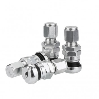 Car-styling 4pcs Set Bolt-in Aluminum Car Tubeless Wheel Tire Valve Stems With Dust Caps car-styling car accessories    tires