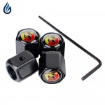 Car Styling Wheel Tire Valve Stems Cap Anti-Theft Cover For Abarth Fiat Siena Palio 500L 500x Doblo 595 695 Linea Fiorino Sedici