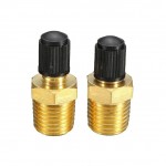 2pcs 1/4 NPT MPT Brass Tire Tyre Air Compressor Tank Fill Valves for Dunlop Valve Car-Styling Car Accessories Dropshipping