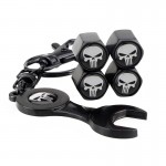 Vehicle Car Wheel Tire Stems Valves Caps Dust Air Skull Logo For Smart Mini Forfour BMW Audi Toyota Honda Ford Renault Jaguar