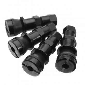 4Pcs TR416SS Car Tubeless Tyre Valve Stem Caps Universal Wheel Tire Air Valve Stem Alloy+Rubber