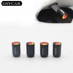 DSYCAR 4Pcs/lot Universal Germany flag Car Moto Bike Tire Wheel Valve Cap Dust covers Car Styling for Fiat Audi Ford Bmw car