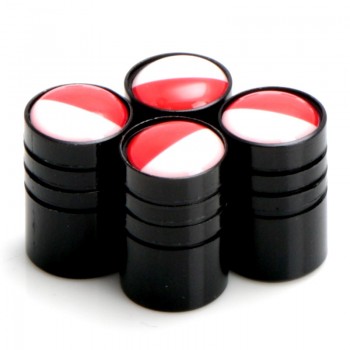 4pcs/set Car Motorcycle Bicycle Automobiles Wheel Tire Valve Caps Dust Cover metal national flag emblem car accessories