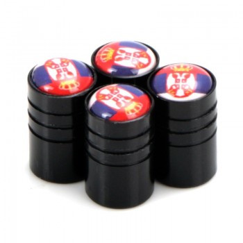 4pcs/set Car Motorcycle Bicycle Automobiles Wheel Tire Valve Caps Dust Cover metal national flag emblem car accessories