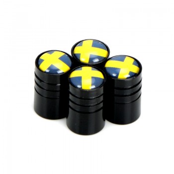 4pcs/set Car Motorcycle Bicycle Automobiles Wheel Tire Valve Caps Dust Cover metal national flag emblem car accessories
