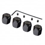 4pcs Car Styling Wheel Tire Valve Stems Caps Anti-theft Dust Air Aluminium Alloy Car Wheel Valve Caps Emblem Tire Accessories