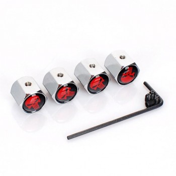4pcs Car Styling Wheel Tire Valve Stems Caps Anti-theft Dust Air Aluminium Alloy Car Wheel Valve Caps Emblem Tire Accessories
