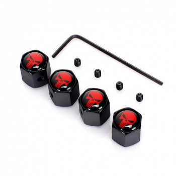 4pcs Car Styling Wheel Tire Valve Stems Caps Anti-theft Dust Air Aluminium Alloy Car Wheel Valve Caps Emblem Tire Accessories