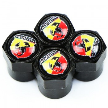 4pcs Carbon black New Style Car Badge Wheel Tire Valve Cap Tyre Dust Cap For opel opc alfa lada renault MAZDA Great Wall