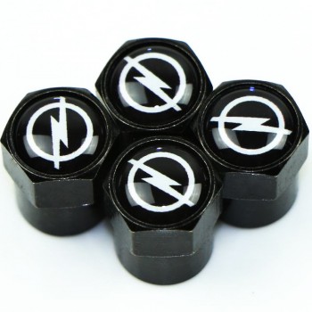 4pcs Carbon black New Style Car Badge Wheel Tire Valve Cap Tyre Dust Cap For opel opc alfa lada renault MAZDA Great Wall