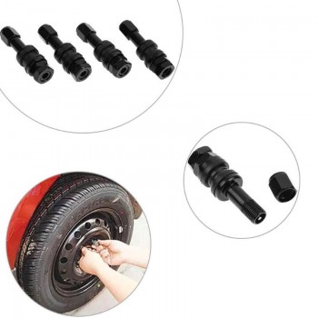 High Quality 4pcs Car Auto Clamp-in Tubeless Tyre Tire Wheel Valve Stems Stainless Steel For Motorcycles Scooters Bicycle Rims