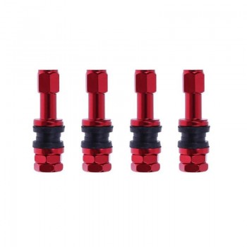 High Quality 4pcs Car Auto Clamp-in Tubeless Tyre Tire Wheel Valve Stems Stainless Steel For Motorcycles Scooters Bicycle Rims