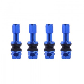 High Quality 4pcs Car Auto Clamp-in Tubeless Tyre Tire Wheel Valve Stems Stainless Steel For Motorcycles Scooters Bicycle Rims