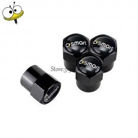 Car Styling Wheel Tire Valve Stem Caps Rim Sticker For Mercedes-BENZ Smart W203 W204 Roadster forstars fortwo forspeed brabus