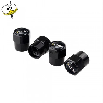 Car Styling Wheel Tire Valve Stem Caps Rim Sticker For Mercedes-BENZ Smart W203 W204 Roadster forstars fortwo forspeed brabus