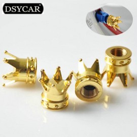 * DSYCAR 4Pcs/lot Universal Car Moto Bike Tire Wheel Valve Cap Dust cover Car Styling for Fiat Audi Ford Bmw car VW Lada opel