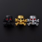 4pcs/lot Universal Skull Bike Moto Car Tires Valve Caps Wheel Tyre Stems Air Cap Dust Airtight Cover For Audi Ford BMW Styling