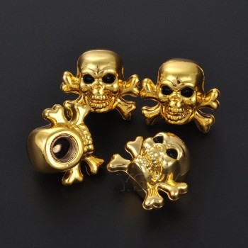 4pcs/lot Universal Skull Bike Moto Car Tires Valve Caps Wheel Tyre Stems Air Cap Dust Airtight Cover For Audi Ford BMW Styling