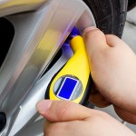 Digital LED Display Car Tyre Air Pressure Gauge Meter Manometer Barometers Tester Tool Car Tire Tool for Auto Car Motorcycle