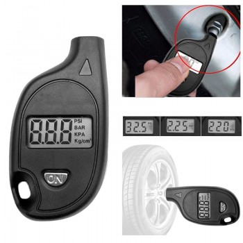 Diagnostic-tool 2-150PSI Diagnostic Tool Digital LCD Display Keychain Tire Air Pressure Gauge Vehicle Motorcycle Car-detector