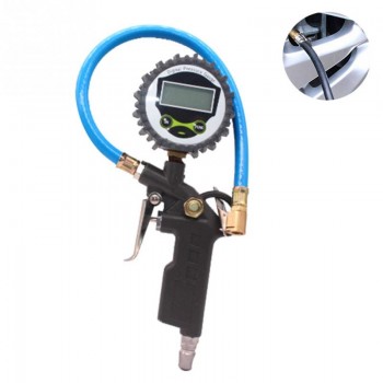 Car Auto Digital Tire Pressure Gauge Meter Tire Air Inflator Tool 220PSI