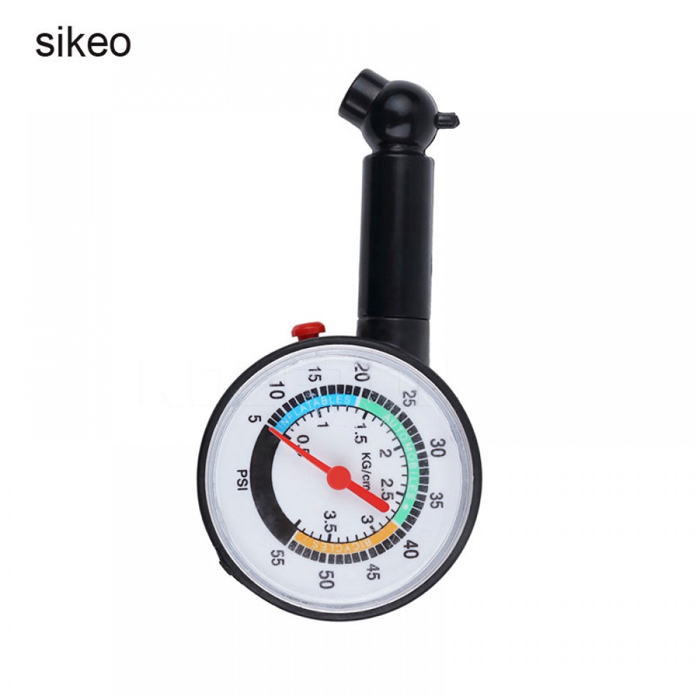 sikeo Car Tire Pressure Gauge For Auto Car Motorcycle Truck Bike Dial Meter Vehicle Tester Pressure Tyre Measurement Tool