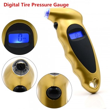 2018 Digital Tire Pressure Gauge Meter Bicycle Bike Car Tire Diagnostic Tool 0-150 PSI Backlight LCD Air Pressure Gauge Tester