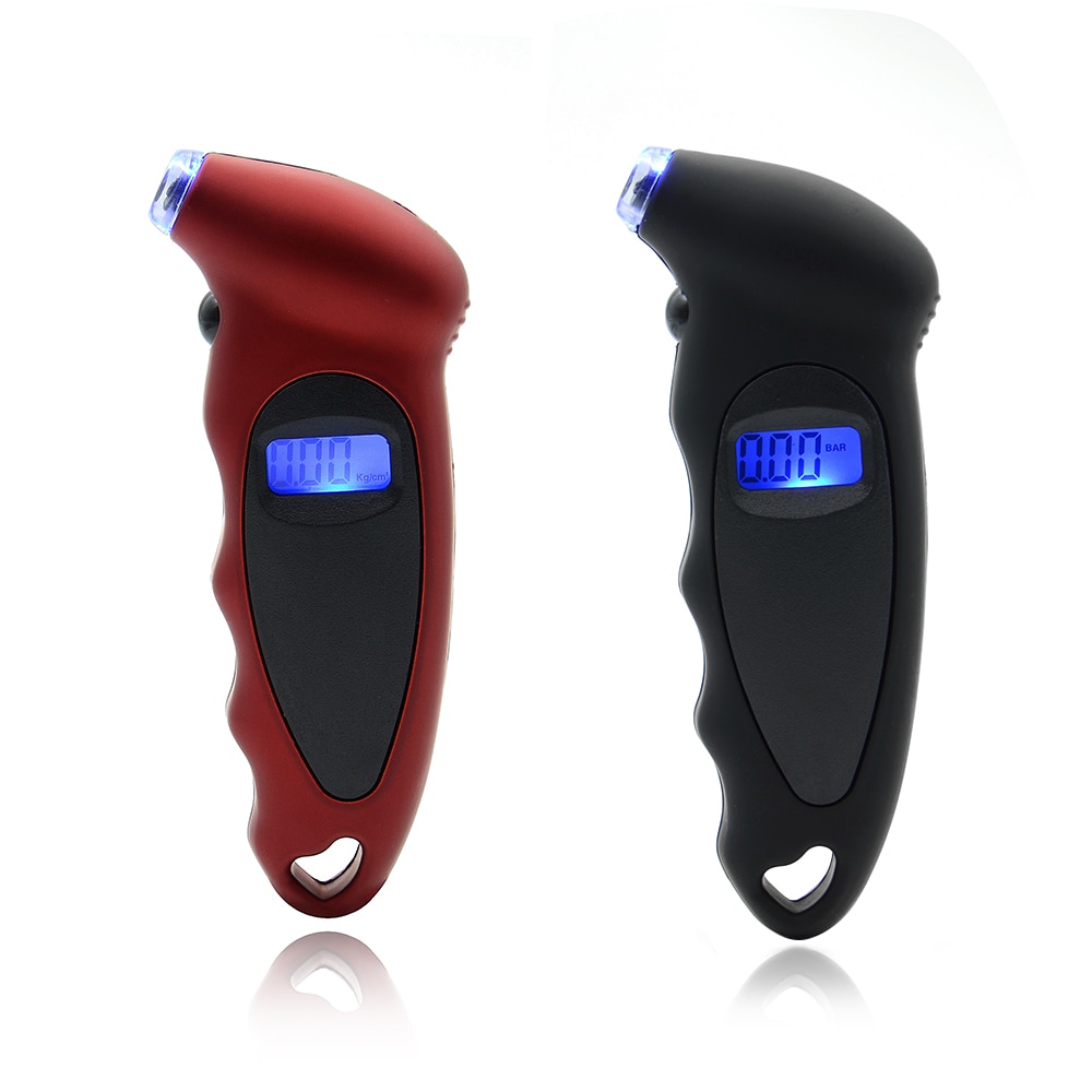 Digital Tire Pressure Gauge Meter Bicycle Bike Car Tire Diagnostic Tool 0-150 PSI Backlight LCD Air Pressure