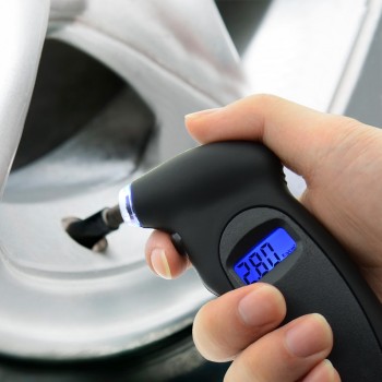 Digital Tire Pressure Gauge Meter Bicycle Bike Car Tire Diagnostic Tool 0-150 PSI Backlight LCD Air Pressure