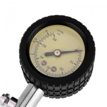 0-60psi Accurate Car Auto Wheel Tire Air Pressure Gauge Precision Dial Vehicle Motorcycle Tyre Pressure Meter Tester Tool