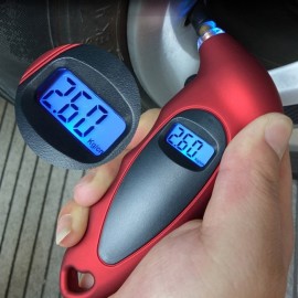 2018 New Digital Car Tire Tyre Air Pressure Gauge Meter LCD Display Manometer Barometers Tester for Car Truck Motorcycle Bike