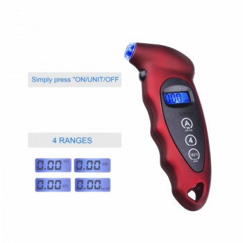 2018 New Digital Car Tire Tyre Air Pressure Gauge Meter LCD Display Manometer Barometers Tester for Car Truck Motorcycle Bike