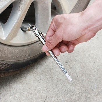 Car Portable Tire Pressure Gauge Pen 5-50 PSI Emergency Use Auto Vehicle Motor Tyre Tire Air Pressure Mini Test Meter Wholesale