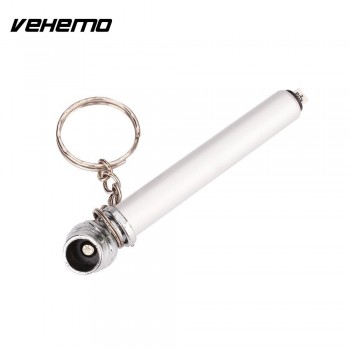 Vehemo Mini 5-50 LBS Auto Vehicle Car Motor Tyre Tire Air Pressure Test Meter Gauge Pen Key Chain Pendant  Car Diagnostic Tools