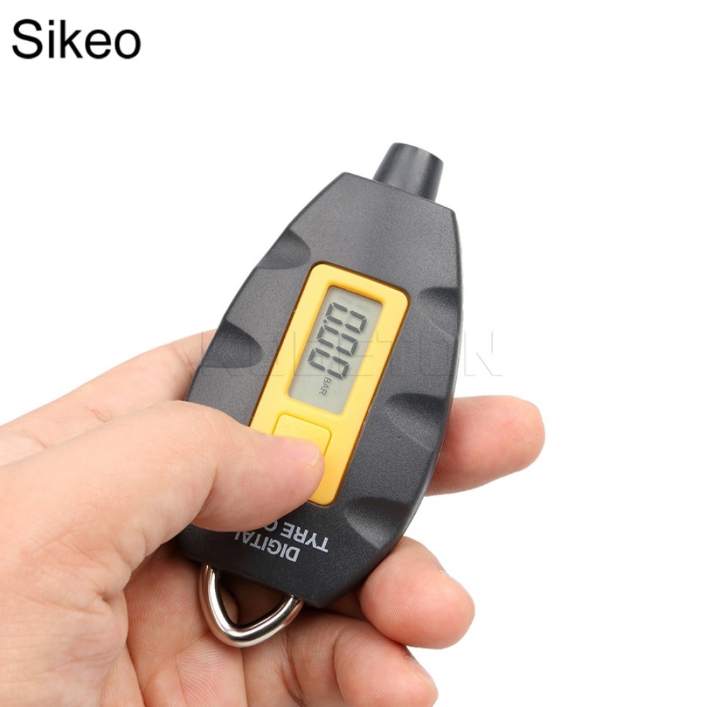 Sikeo New Digital Car Tire Tyre Air Pressure Gauge Meter 3-100 PSI Digital Barometers Tester Diagnostic Tool for Audi BMW