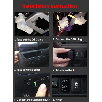 Tire Pressure Monitoring System Switch TPMS OBD Embedded Monitor Button For Toyota Camry Highlander Corolla RAV4 PRADO Yaris