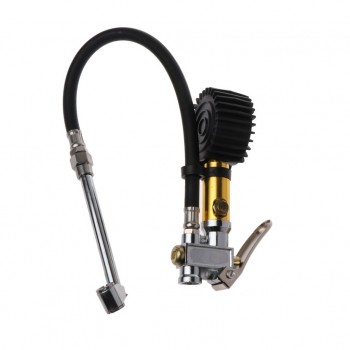 220PSI Tire Pressure Gun Motor Car Manometer Tester Gauge Meter Air Inflator