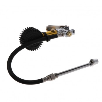 220PSI Tire Pressure Gun Motor Car Manometer Tester Gauge Meter Air Inflator