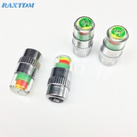4pcs Car Tire Air Pressure Valve Stem Caps Sensor Indicator For Toyota Camry Corolla RAV4 Highlander/Land Cruiser/PRADO Vios
