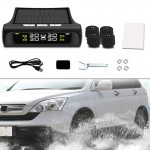 Solar/USB Tire Air Pressure Gauge Meter Set Digital LCD Display Car Wheel Tyre Diagnostic Tools DXY88