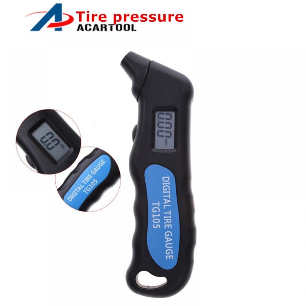 2018 TG105 Digital Car Tire Tyre Air Pressure Gauge Meter LCD Display Manometer Barometers Tester for Car Truck Motorcycle Bike