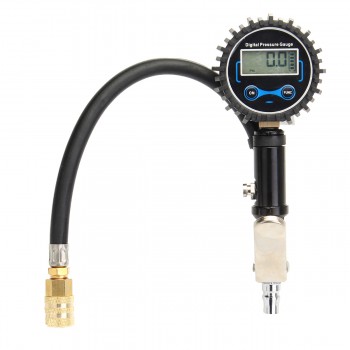 200psi Tire Pressure Gauge Digital Tire Inflator LCD Display Motorcycle Car Cycle Truck 4 Units Available Pressure Gauges