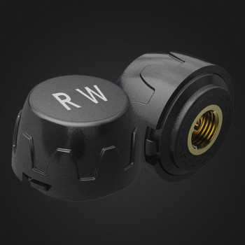 Universal Wireless Motorcycle TPMS Tire Pressure Monitoring System With Time Display Motorcycle Tire Pressure Sensor