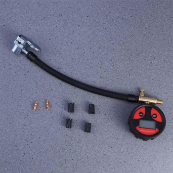 1pc Auto Car Tire Pressure Gauge Meter Digital Portable Durable Tire Inflation Decompression Pump For Motorcycle Truck Car