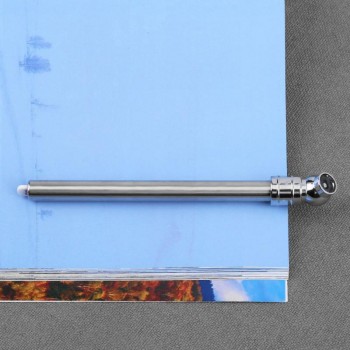 Stainless Steel Pen Shaped Car Vehicle Tire Air Pressure Test Meter Gauge Portable Car Tire Pressure Gauge Barometer