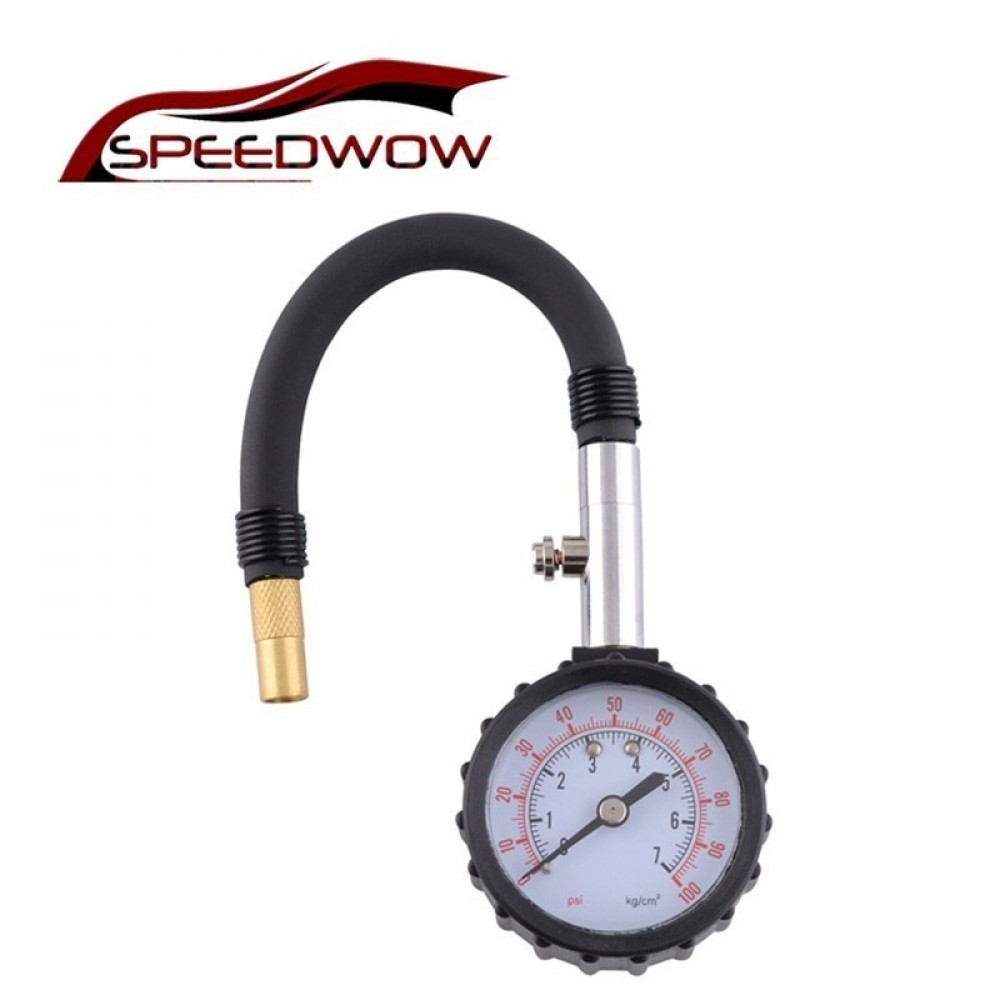 SPEEDWOW Car Motor Bike Auto Tyre Air Pressure Gauge Meter Tire Pressure Gauge 0-100 PSI Meter Vehicle Tester Monitoring System