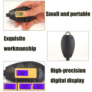 Digital LCD Car Tire Tyre Air Pressure Gauge Meter LCD Display Manometer Barometers Tester for Car Auto Motorcycle