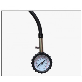 CHIZIYO Precision Mechanical Long Tube Tire Gauge Car Motorcycle Tyre Air Pressure Gauge 0-100 PSI Meter With Bleed Function