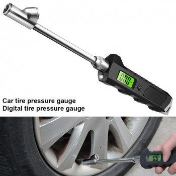 New Digital Tire Pressure Gauge 230 PSI Dual Head Stainless Steel for Truck Car LCD Flashlight DXY88