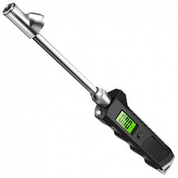 New Digital Tire Pressure Gauge 230 PSI Dual Head Stainless Steel for Truck Car LCD Flashlight DXY88